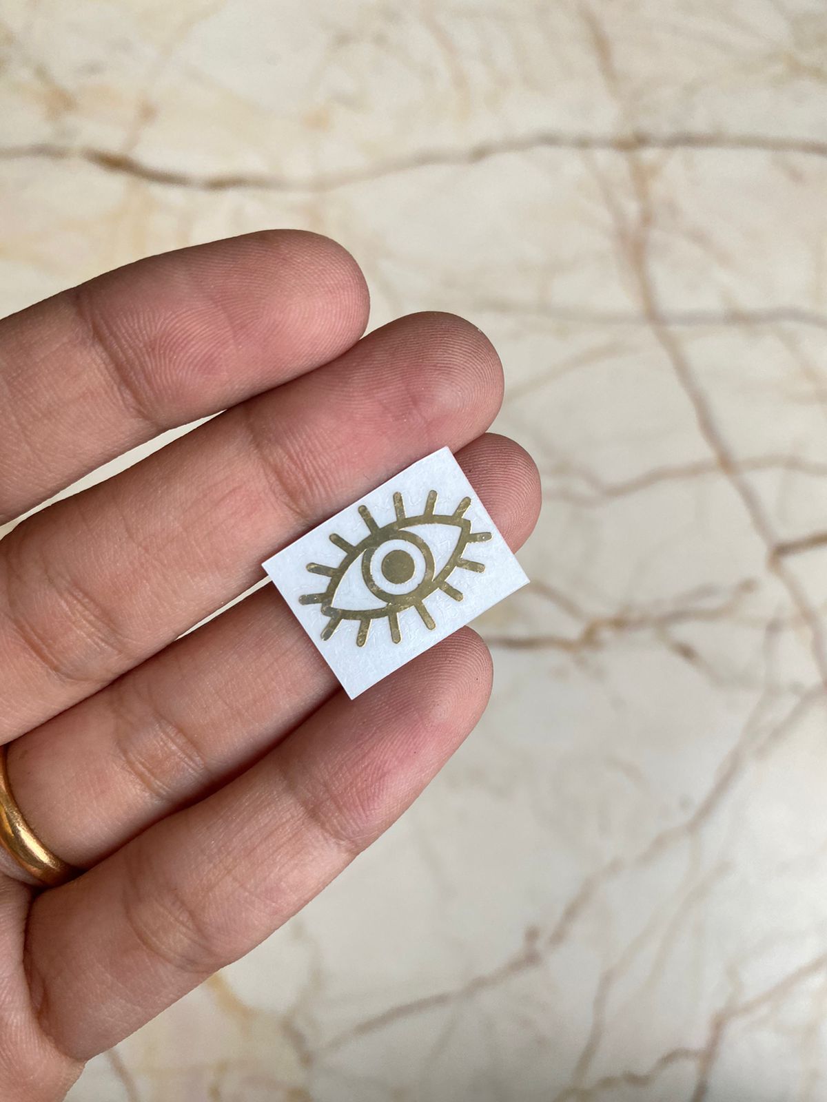 Evil Eye Metallic Sticker