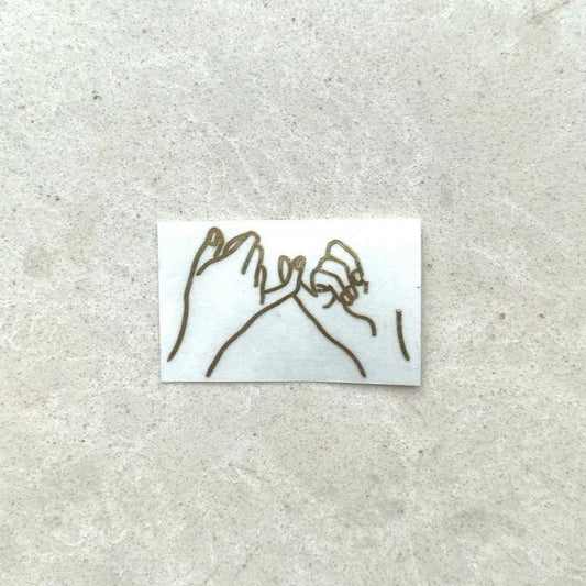 Couple Metallic Sticker