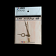 Resin clock Hand's set small Kajal (CH35GD)