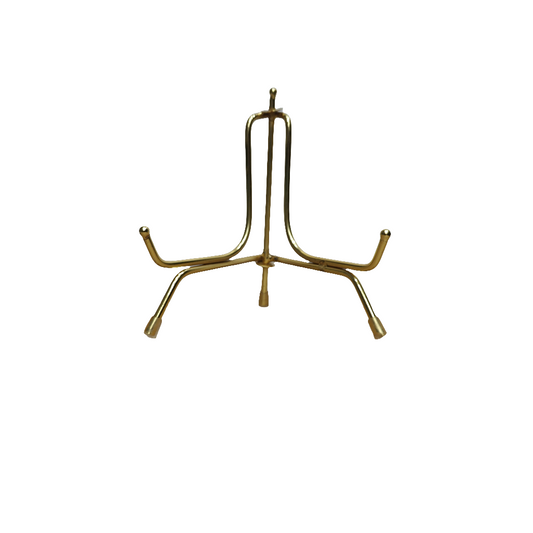 Resin Metal stand Folding Gold (6 inch)