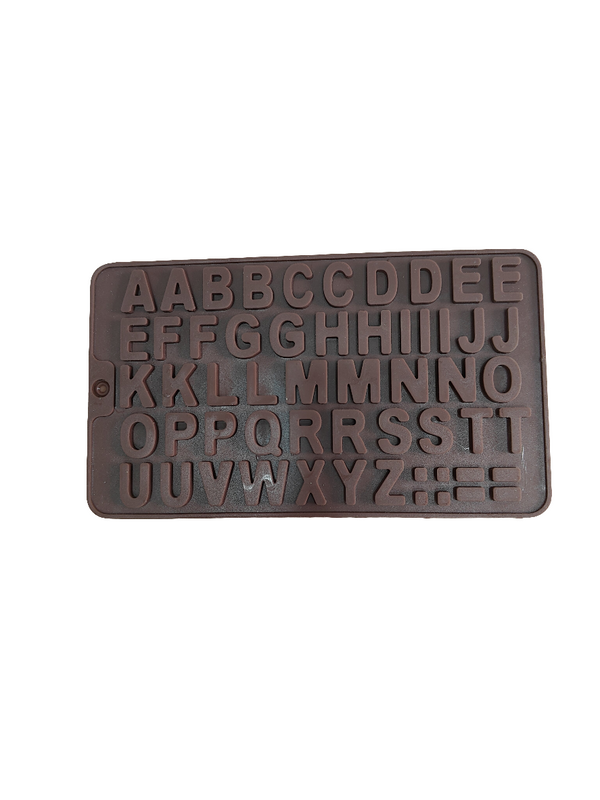 (RR-105) Alfabet silicon chocolate mould