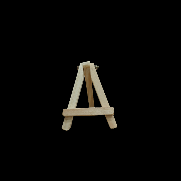 Resin wooden Easel stand Natural (4 inch)