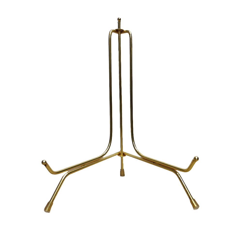 Resin Metal stand Folding Gold (10 inch)