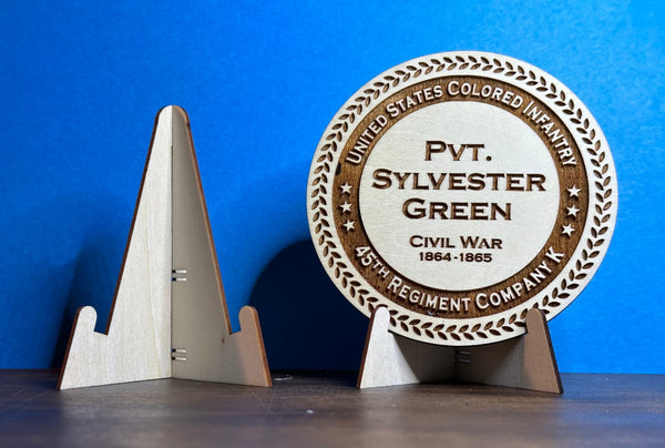 MDF Easel Wooden Decor Plate Stand DESIGN ONLY CDR FILE