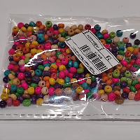 Craft Wooden Coloured Moti 10gm