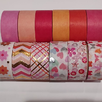 Craft Printed Paper tape MG2014 12pc