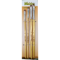 Craft Weldone Flat Artist Brushes Set of 4