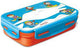 Milton Steely Plastic Mini Lunch Box Set, 525ml, Set of 2, Blue