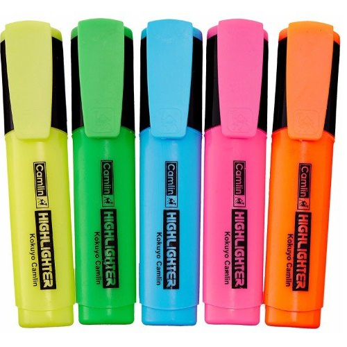 Camlin Highlighter Kokuyo Camlin