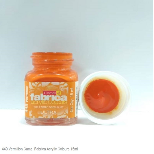 Camlin Fabrica 449 Vermilon 15ml