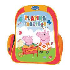My Baby Excel Peppa Pig Playing Together Soft Bag (Size 36cm)