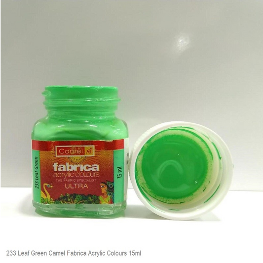 Camlin Fabrica Acrylic COlor 233 Leaf Green 15ml