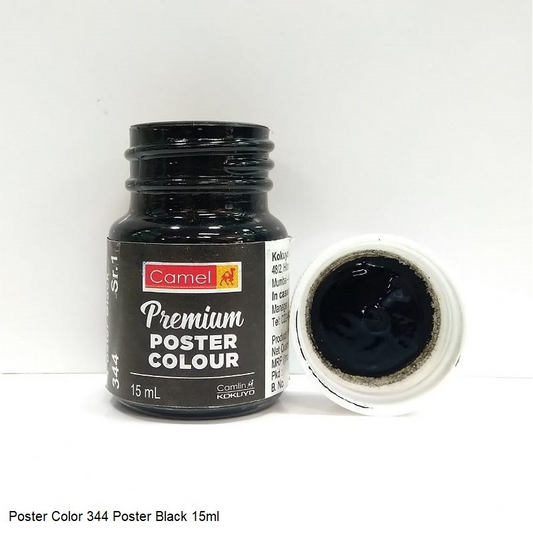 Camlin Poster Colour 15ml 344 Poster Black