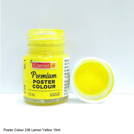 Camlin Poster Color 15ml Lemon Yellow 236