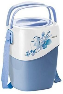 Nayasa Zeta 2 Blue Tiffin Box 2 Containers Lunch Box