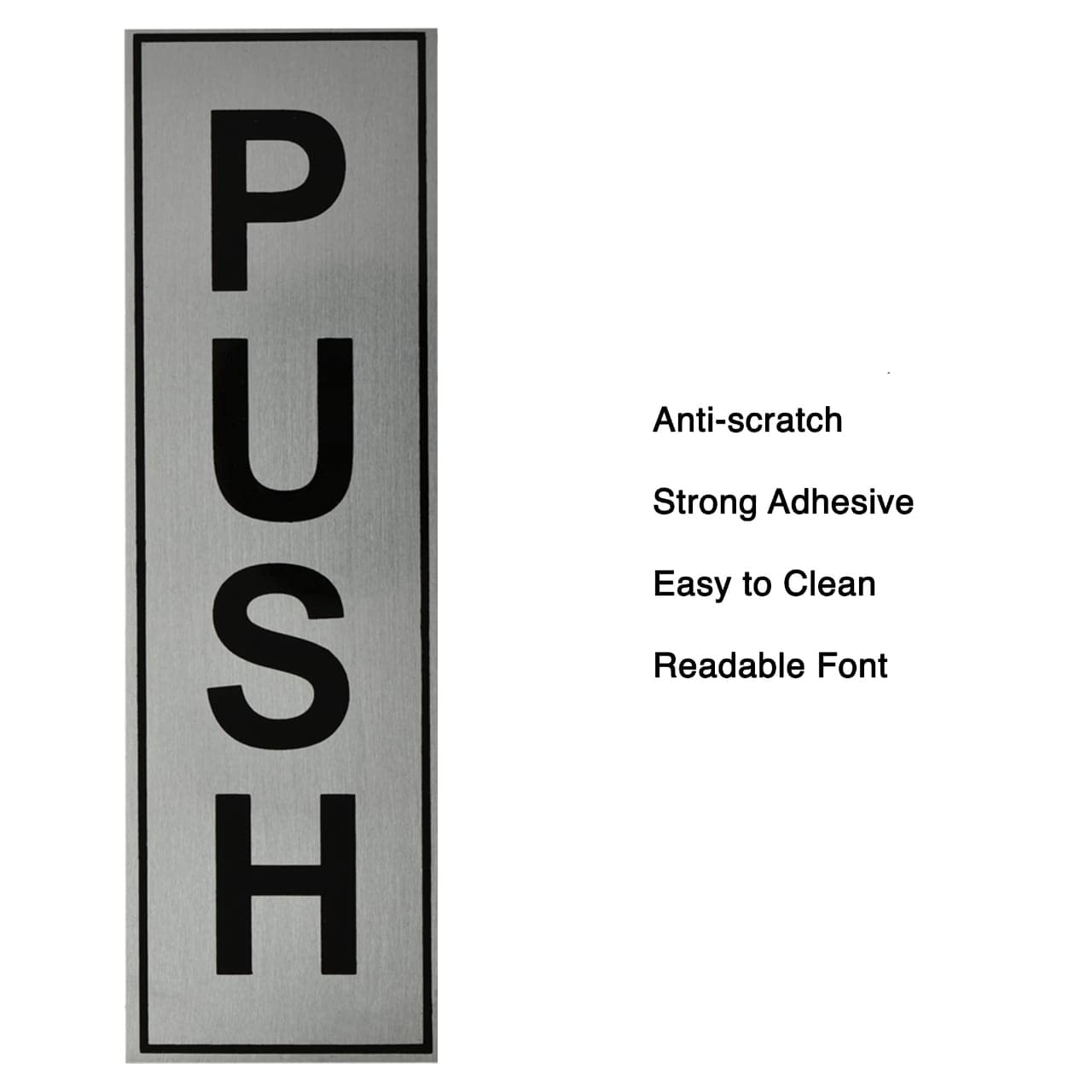 M3 Glass Door Tag MSA 1pcs