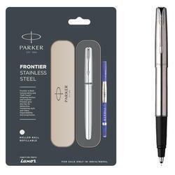 Parker Frontier Stainless Steel Rooler Ball  Pen