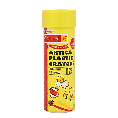 Camel Artica Pastic Cryons 12 Shades