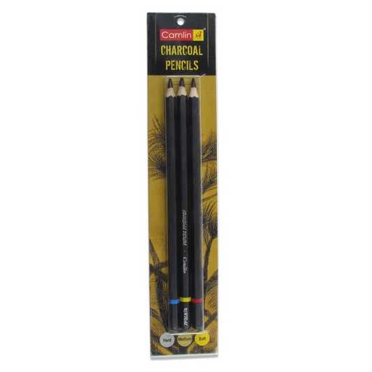 Camlin Charcoal Pencil 3P Set 172mm