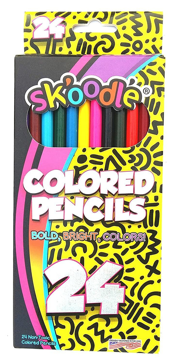 Skoodle Drawing Colour Pencils 24p