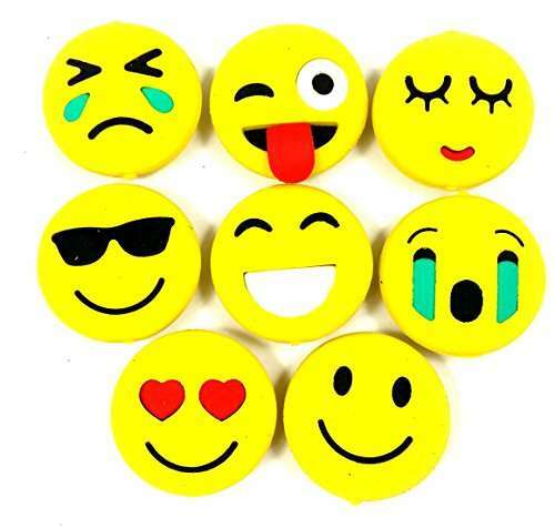 Smiley Eraser Set 4p
