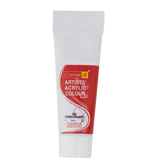 Camlin Artist Acrylic Colour 063 Crimson lake 40ml