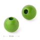 wooden Plastic  bead round 35mm green Colour