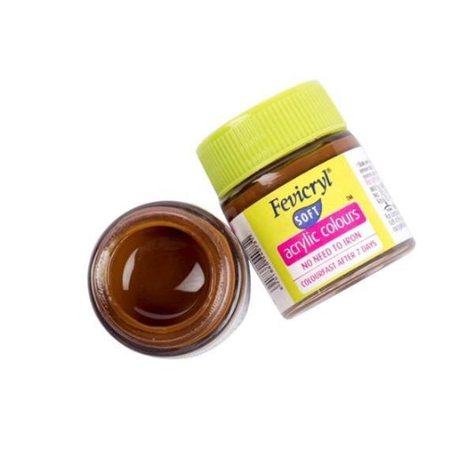 Fevicryl Acrylic Colours Dark Brown DS0910 15ml
