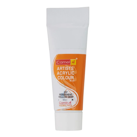 Camlin Artist Acrylic Colour 337 yellow deep 40ml