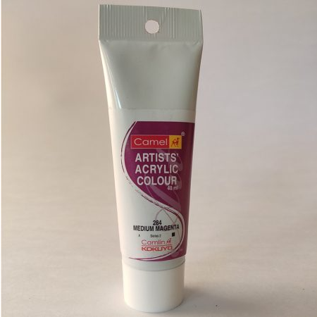 Camlin  Artists Acrylic Colour 284 med magenta 40ml