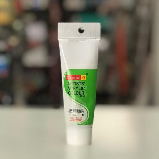 Camlin Artist Acrylic Colour 026 Yellow Green 40m
