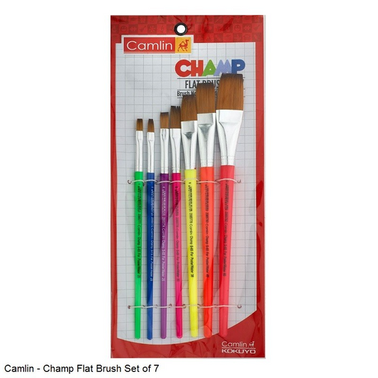 Camlin Champ Flat Brush ( 7P )