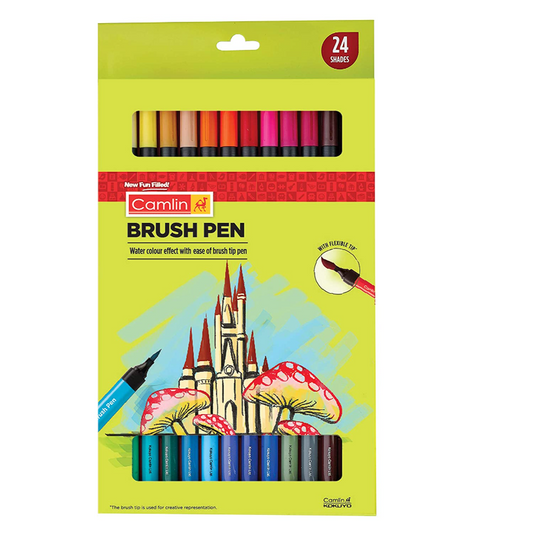 Camlin Brush Pen 24 Shades