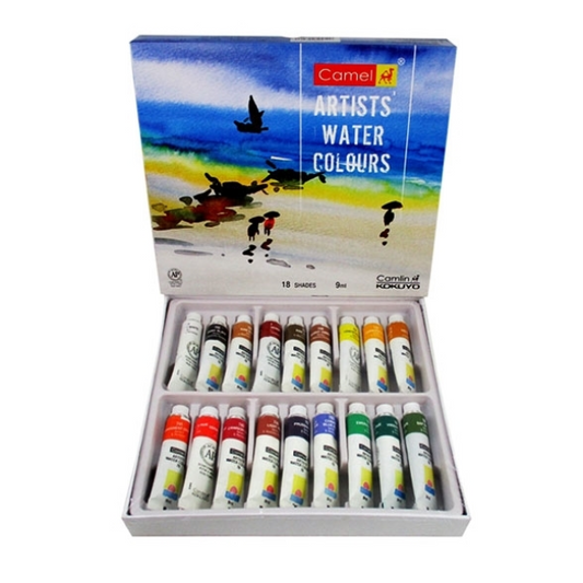 Camlin Artist Water Colours 18 Shades 9ml