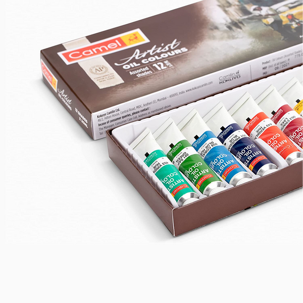 Camel Artist Oil Colours 12shades/20ml