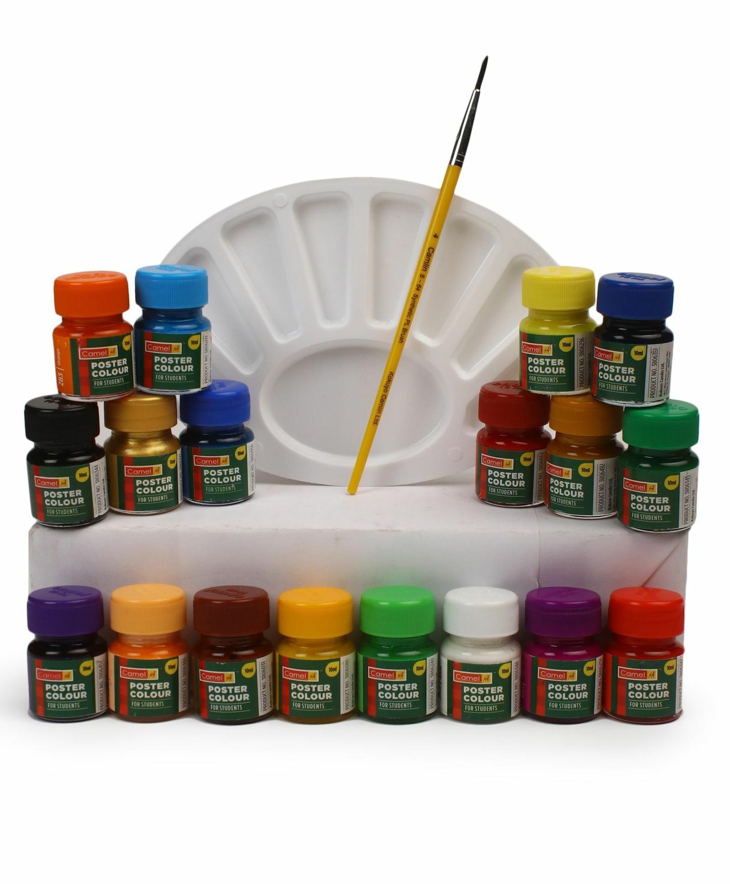 Camlin Synthetic Pl Round Brush Series - 64 ( 5No.)