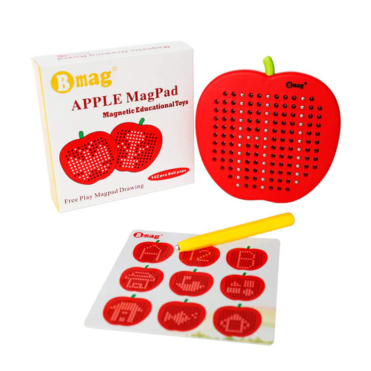 Toy Apple Magpad Magnetic Educatuonal Toys 142pcs Ball Pops