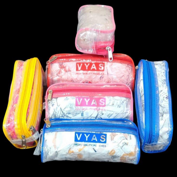 St Transparent Pencil Pouch 3*S MIB