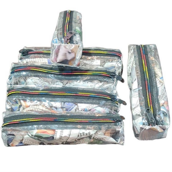 St Transparent Pencil Pouch M/R