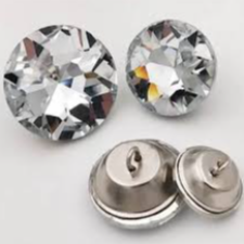 Glass Stone 6p Round 20mm