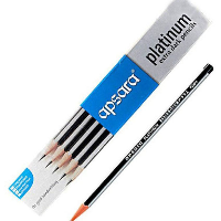 APSARA PLATINUM EXTRA DARK PENCIL pack of 10pc