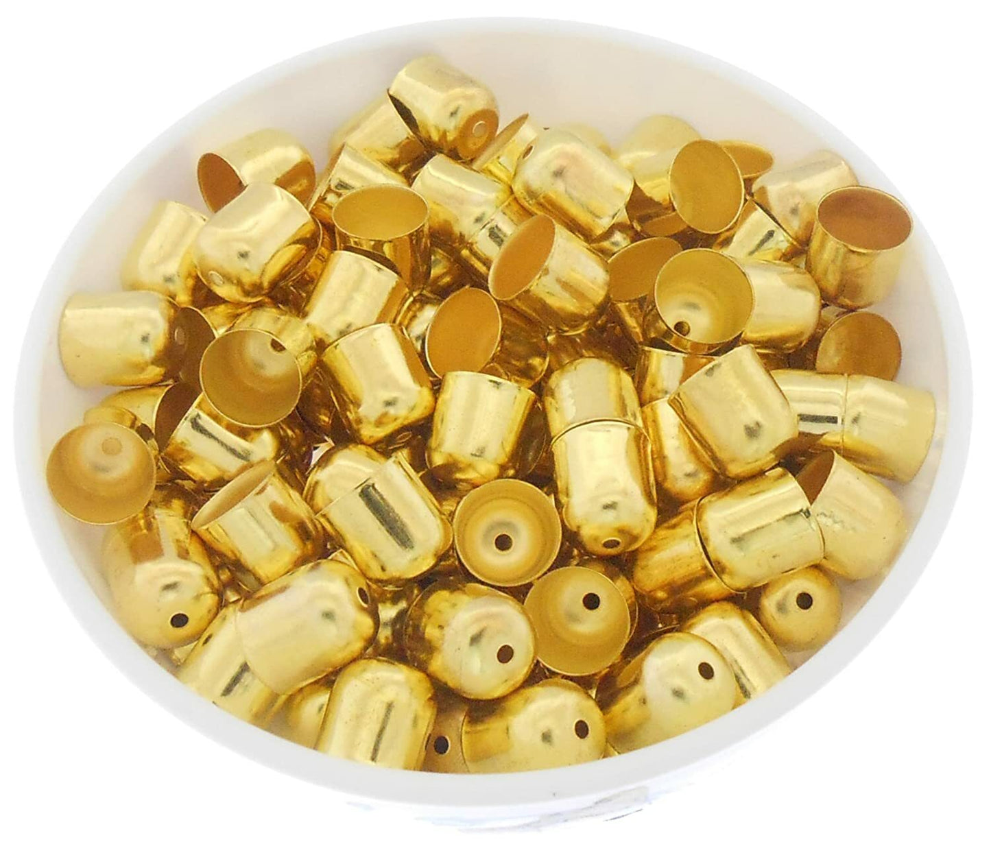 Craft Metal Cap Golden 12Pc