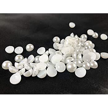 Craft Pearls Cut Half Moti 3No.