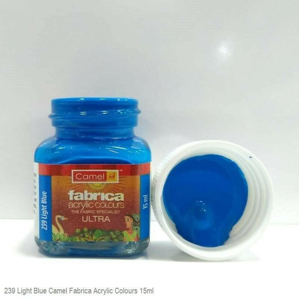 Camel Fabrica Acrylic Colours Ultra 239 Light Blue 15ml