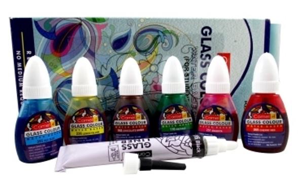 Camel Glass Colours Water Based 10ml*6p