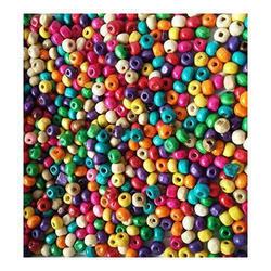 Craft Wooden Small Beads Mix Colour