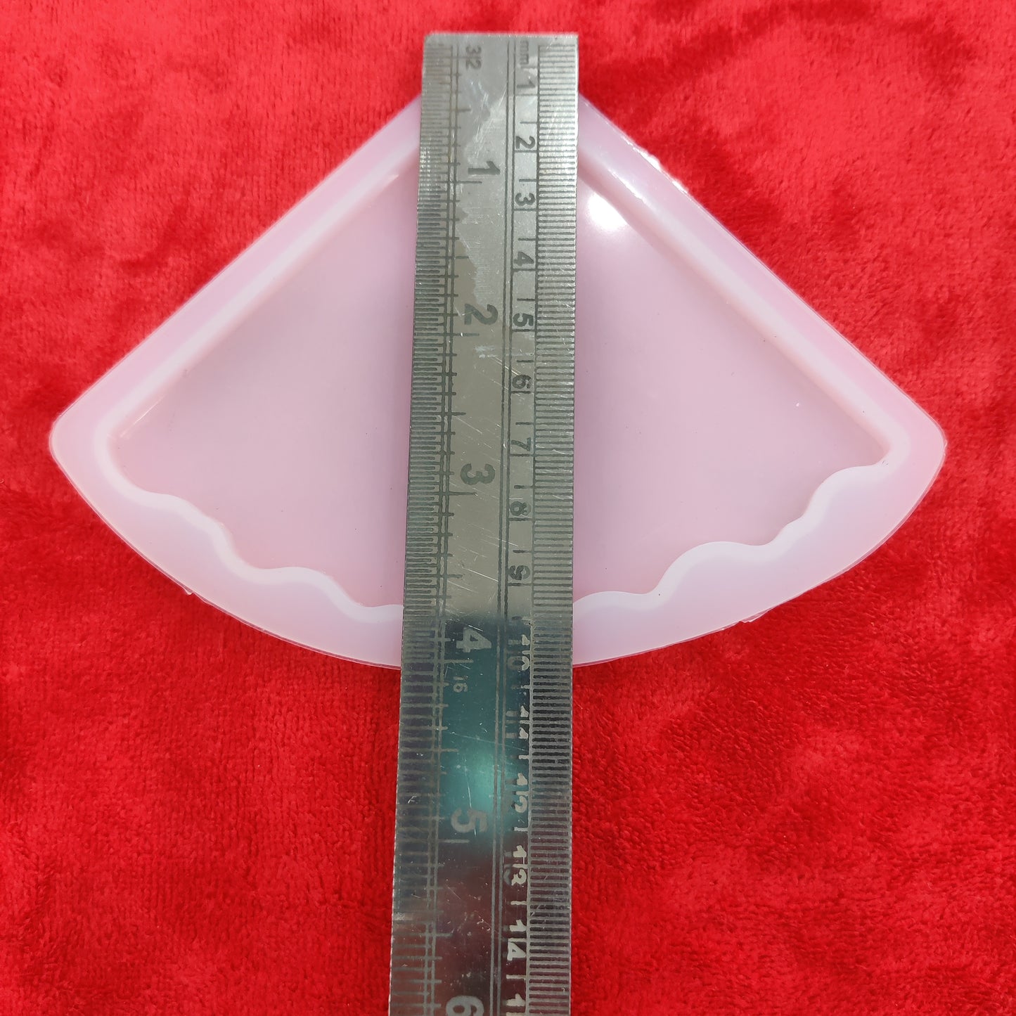 Resin silicon mould Agate one coaster corner