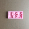 Resin silicon mould Brithday teddy JSG213