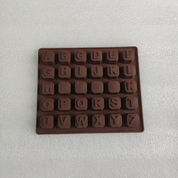 (RR-1016) alphabet silicon chocolate mould