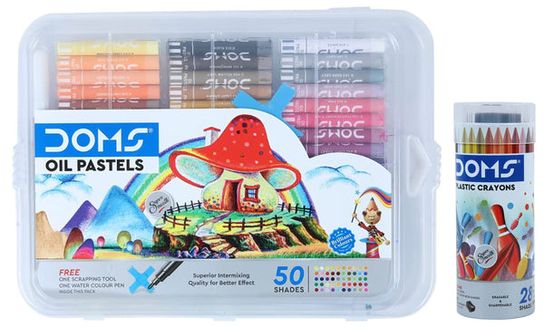 Doms Oil Pastels 50 Shades